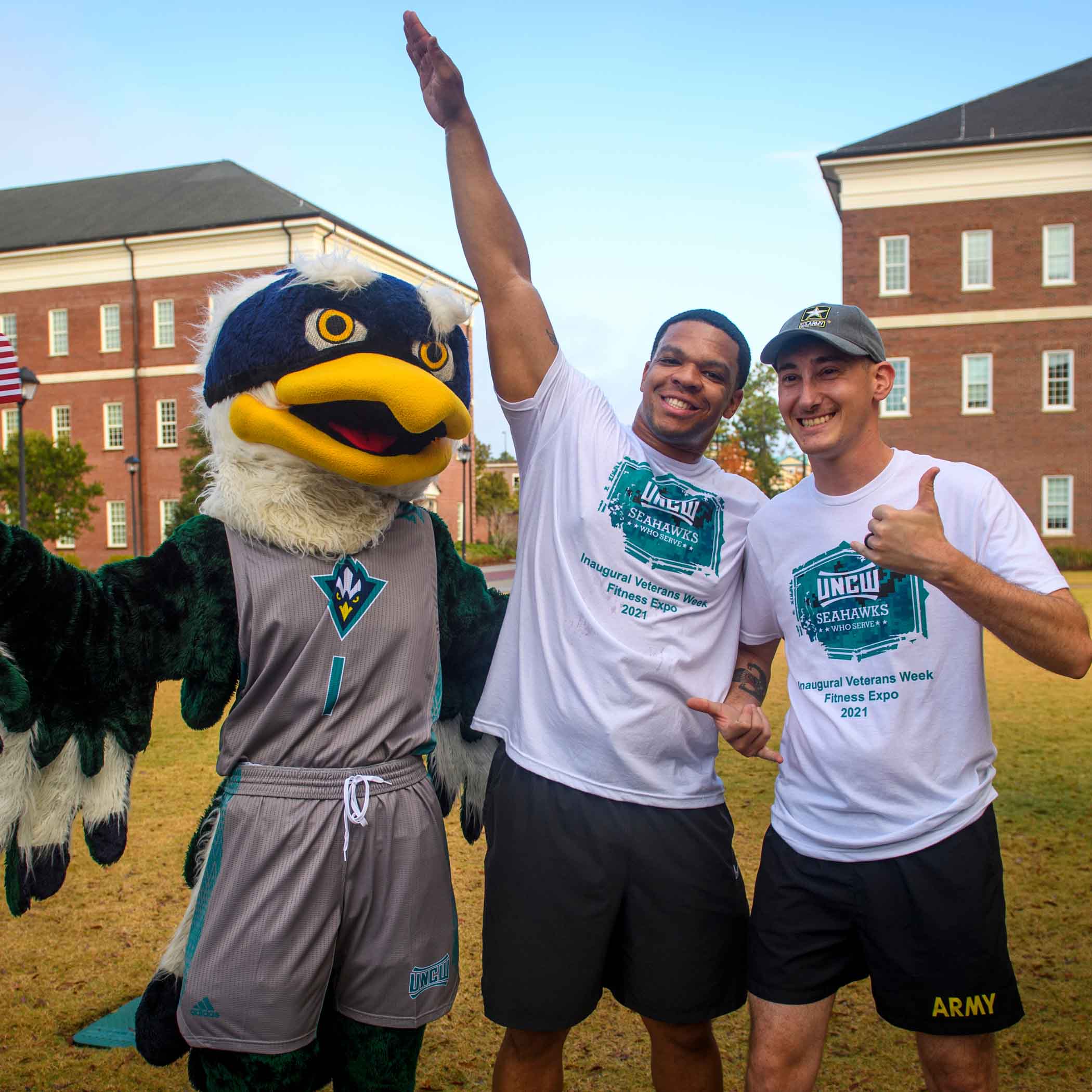 Military Students congregate at Veterans Hall for annual Fitness Expo.