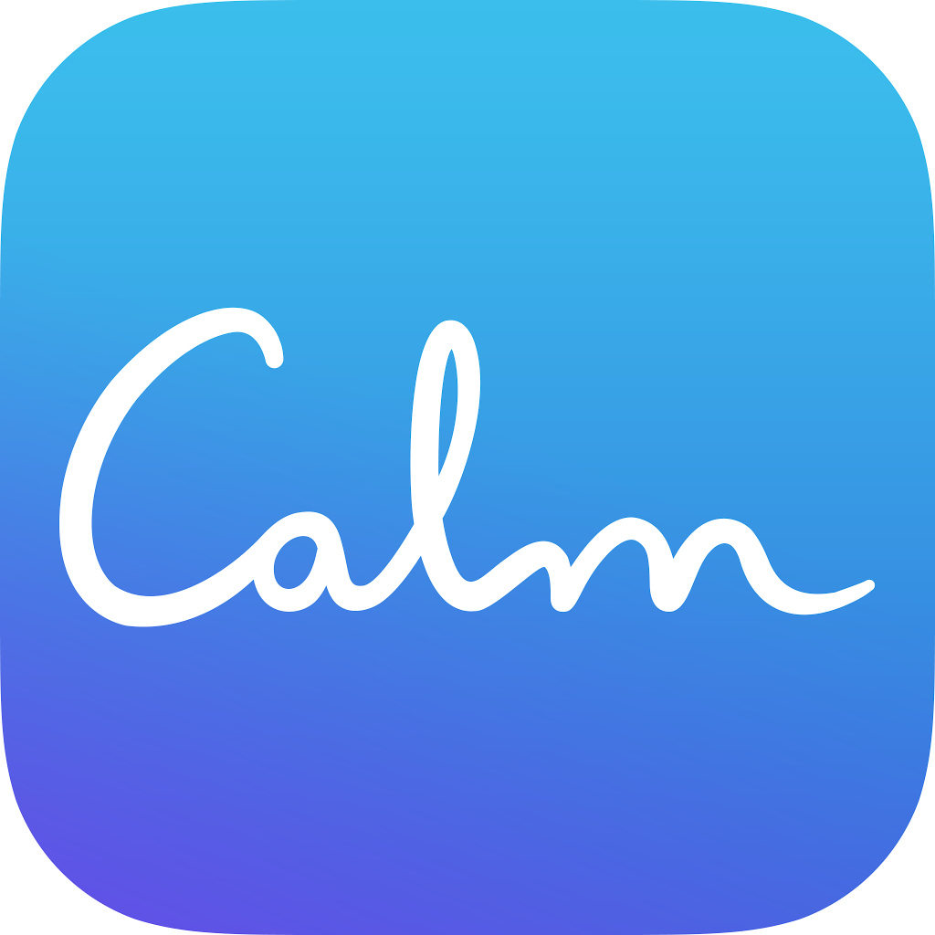 Logo for the Calm app in the appstore