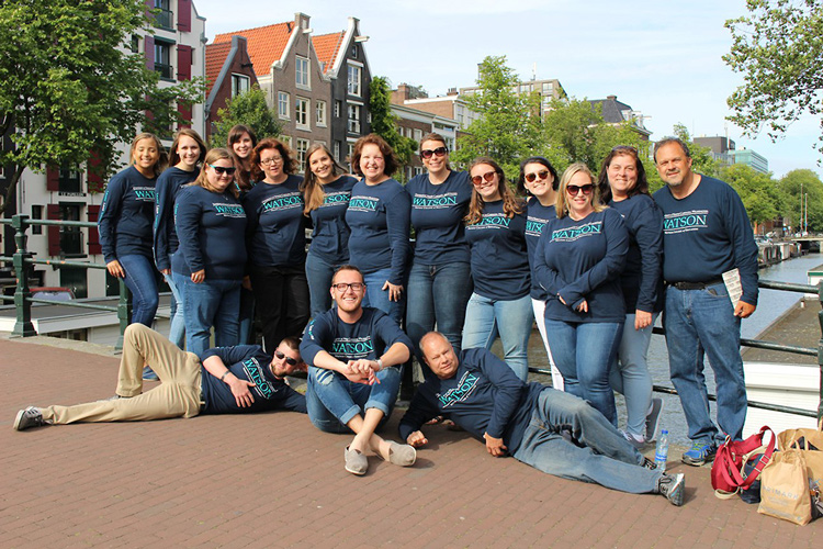 Watson college visits Amsterdam