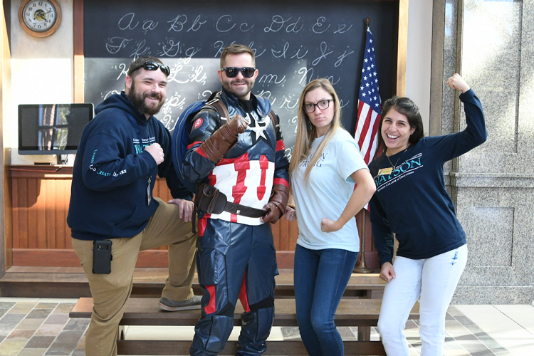 Watson Teachers dressed up for Halloween