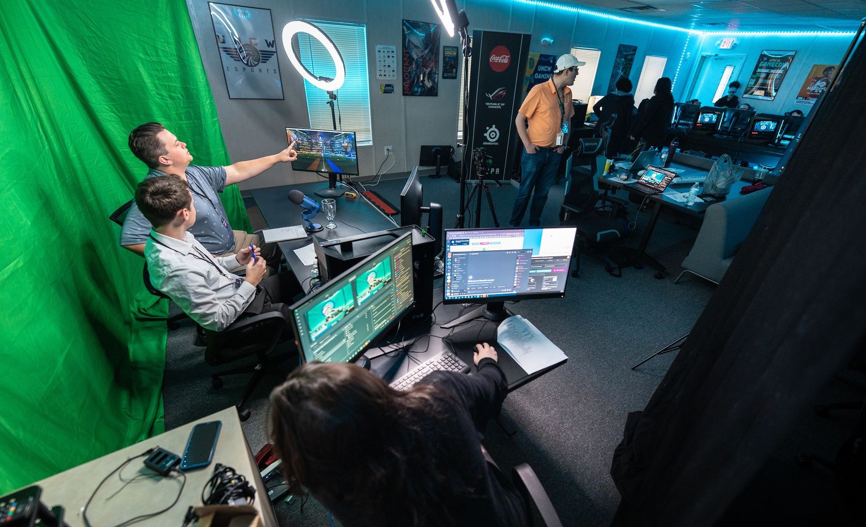 Esports lab broadcast station