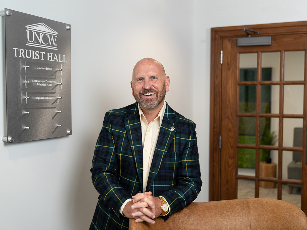 Mitchell Bloomer in Truist Hall
