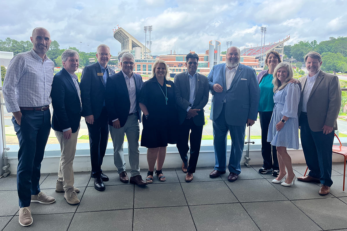 UNCW Cabinet members at Clemson