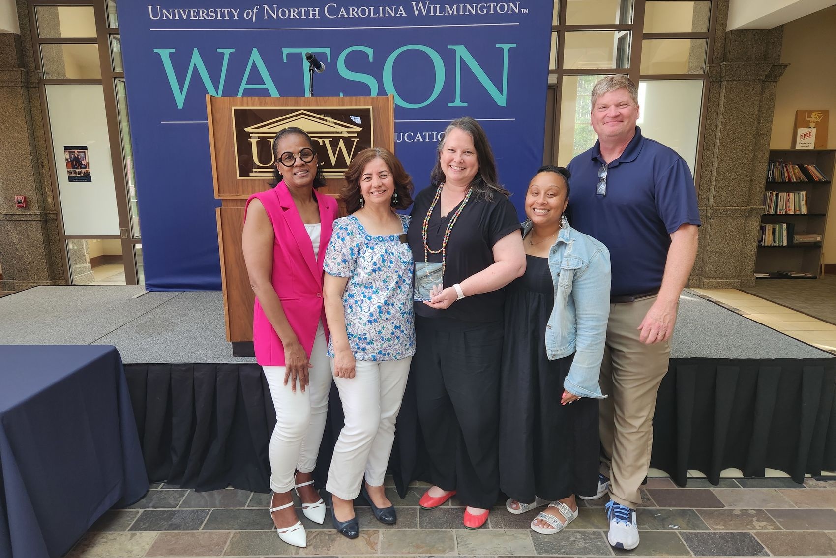 Amy Blessing, PDS partnership teacher and kindergarten teacher at Rachel Freeman School of Engineering, is the recipient of the spring 2024 Roy E. Harkin Award.