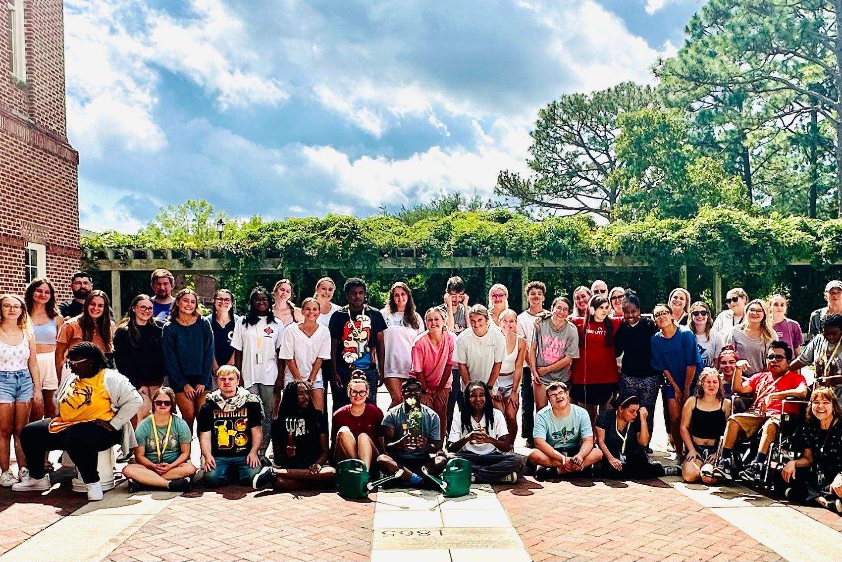 SPED and TYPA students create an ability garden at Watson