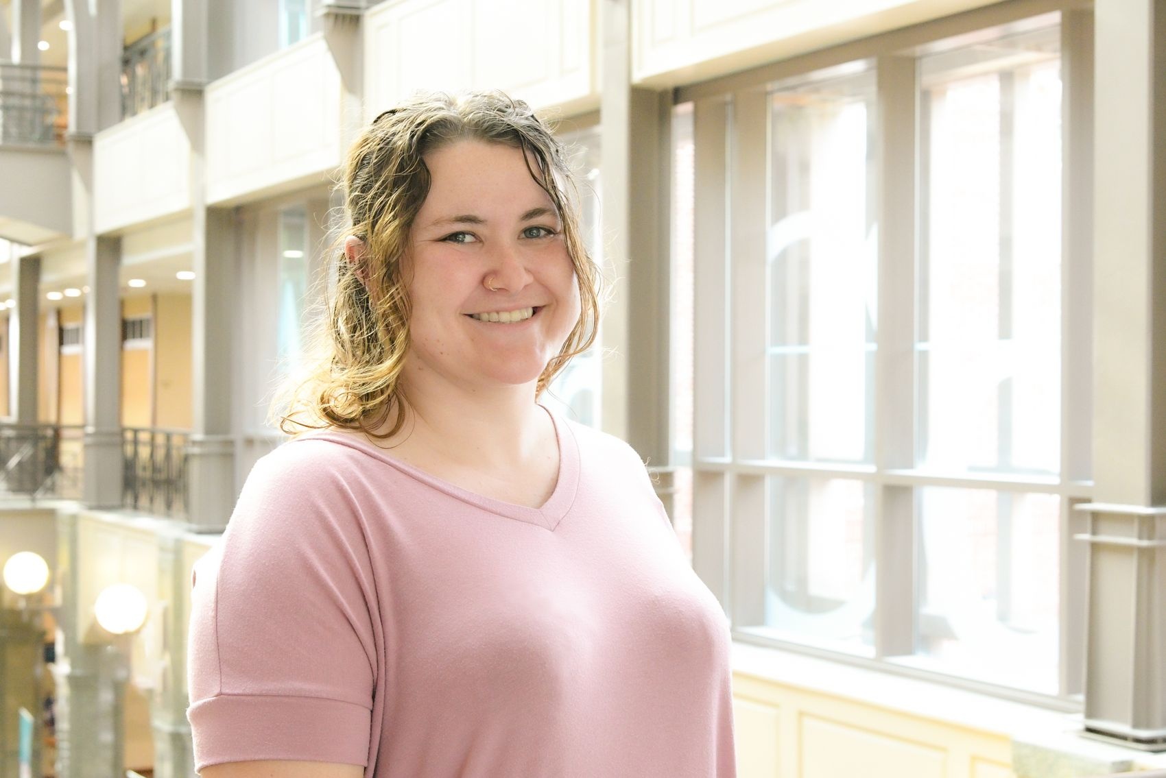 Kylei Ward ’25, recipient of a spring 2025 Hattie M. Strong Scholarship, is completing her internship at Belville Elementary School