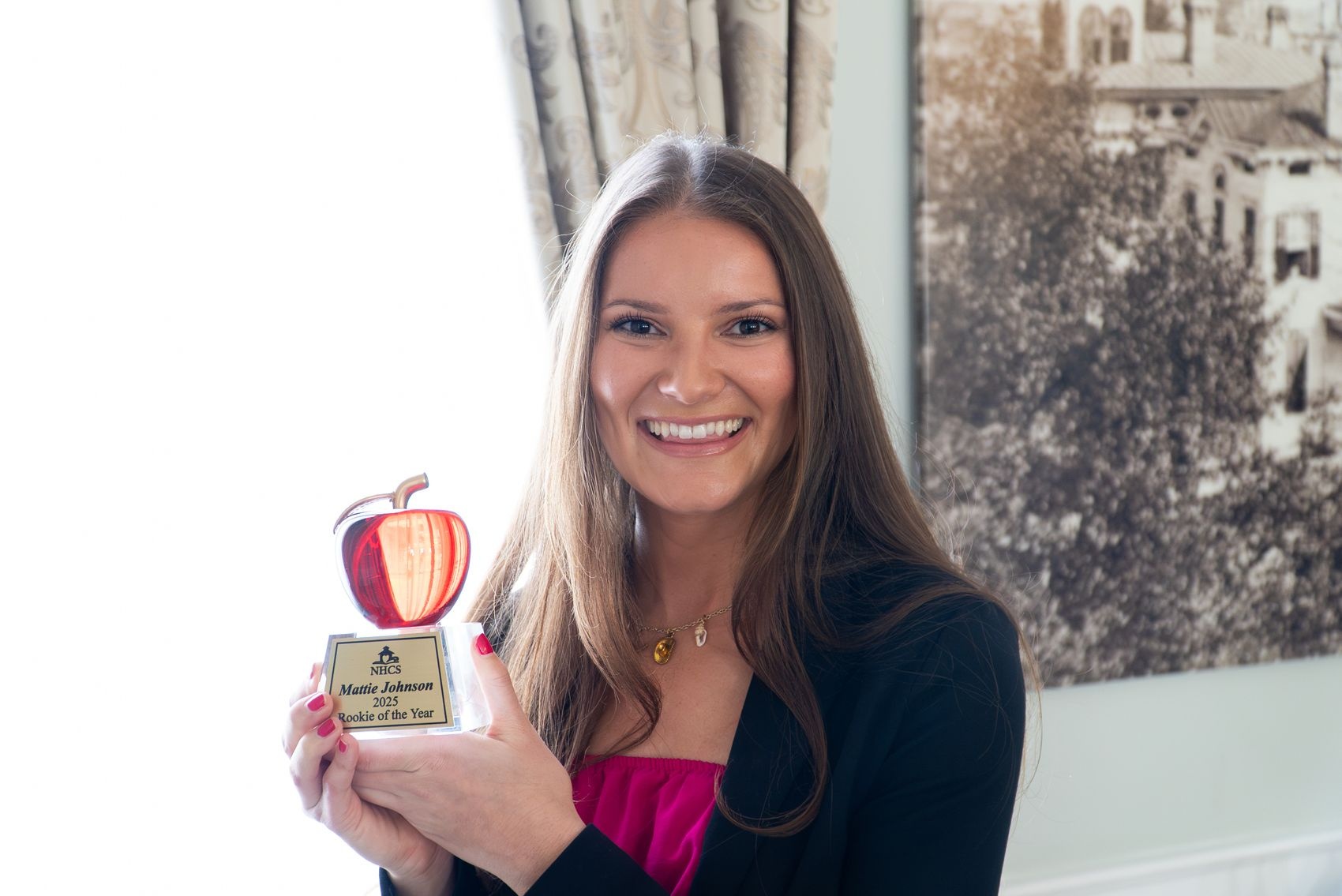 Mattie Johnson is NHCS Rookie of the Year