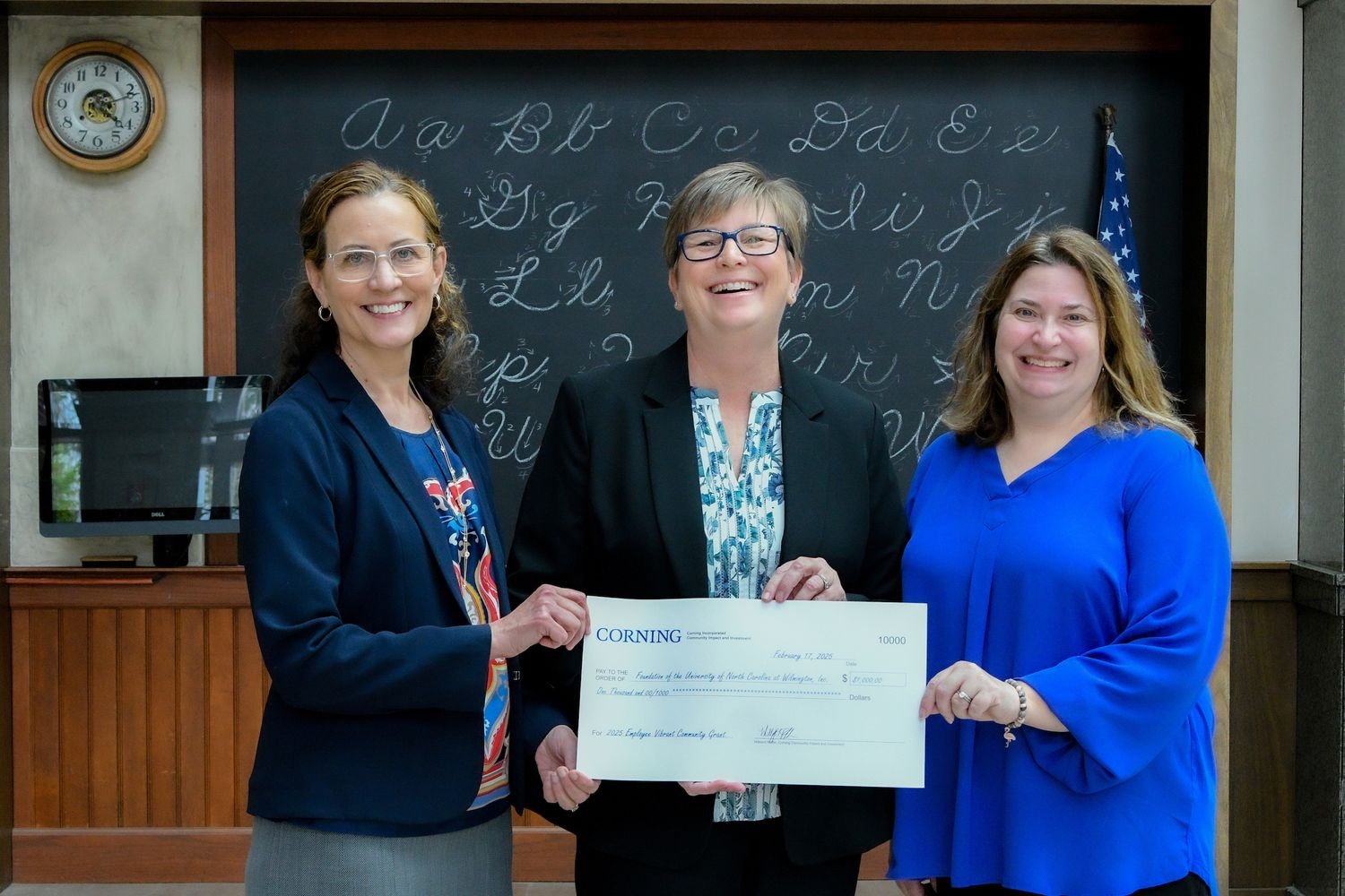 Dean Tracy Linderholm, Tiffany Lindstrom and Heddy Clark