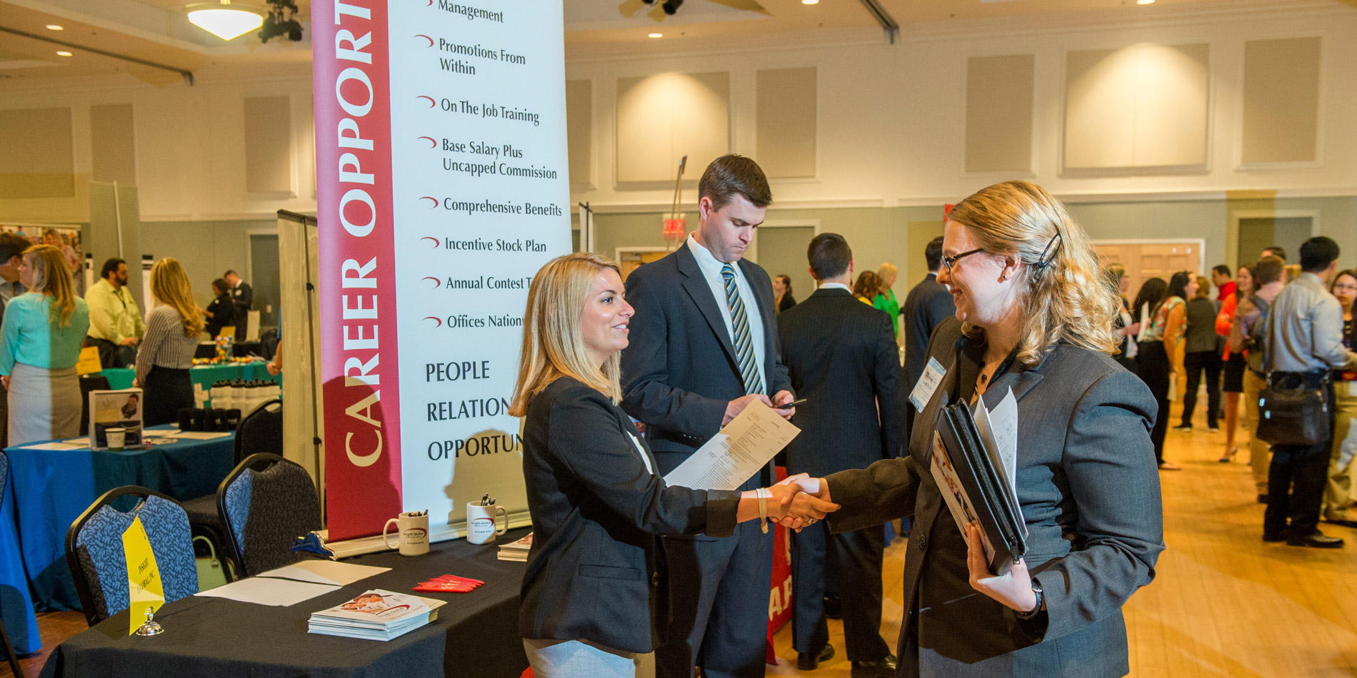 UNCW Annual Career Fair hosted at the Burney Center for Upcoming Graduating Students