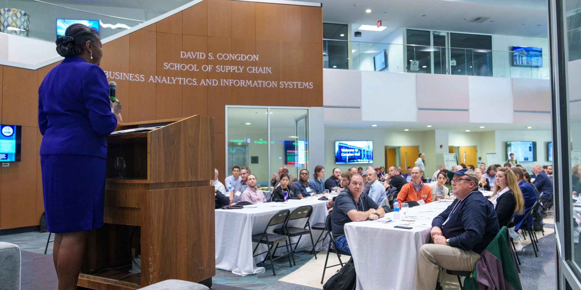 Speaker In Congdon Hall