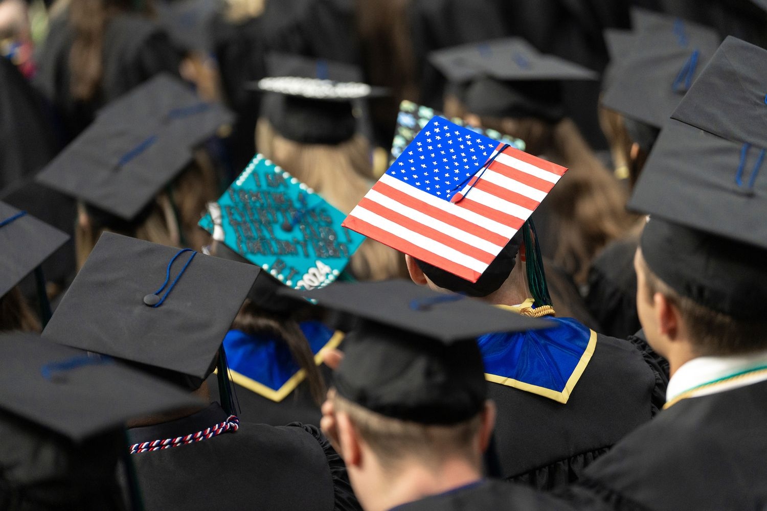 Creative Caps adorn by graduates
