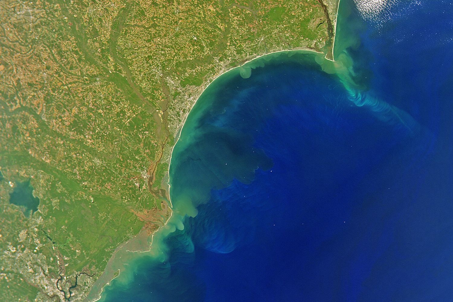 Seahawk 1 imagery Cape fear Region Alan Holmes/NASA