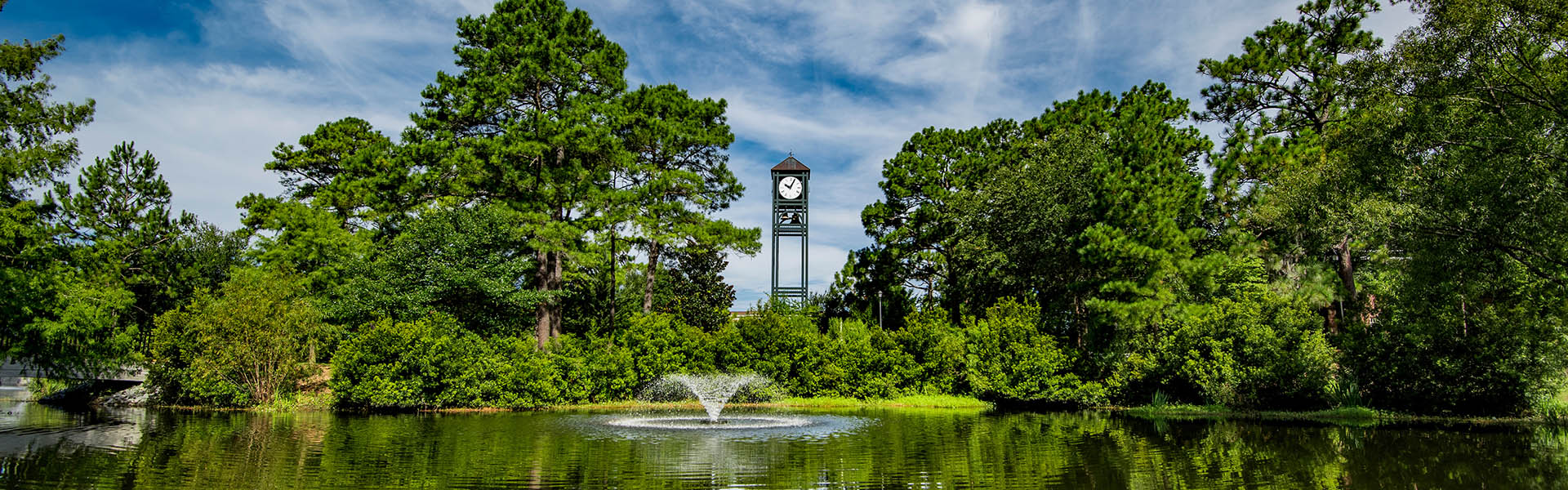 The clocktower is a centerpiece of UNCW's beautiful campus. 