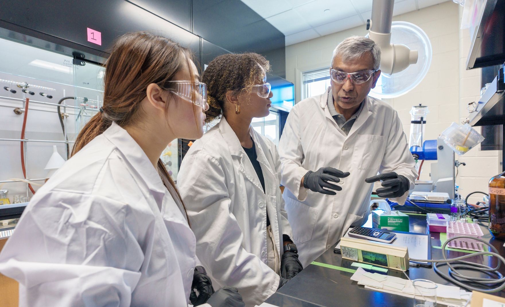 students researching prostate cancer