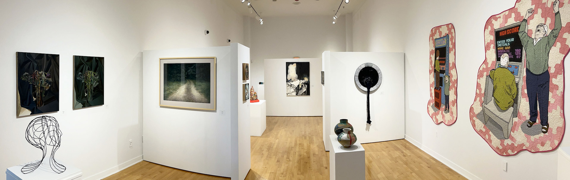 Faculty Biennial exhibition image of artwork