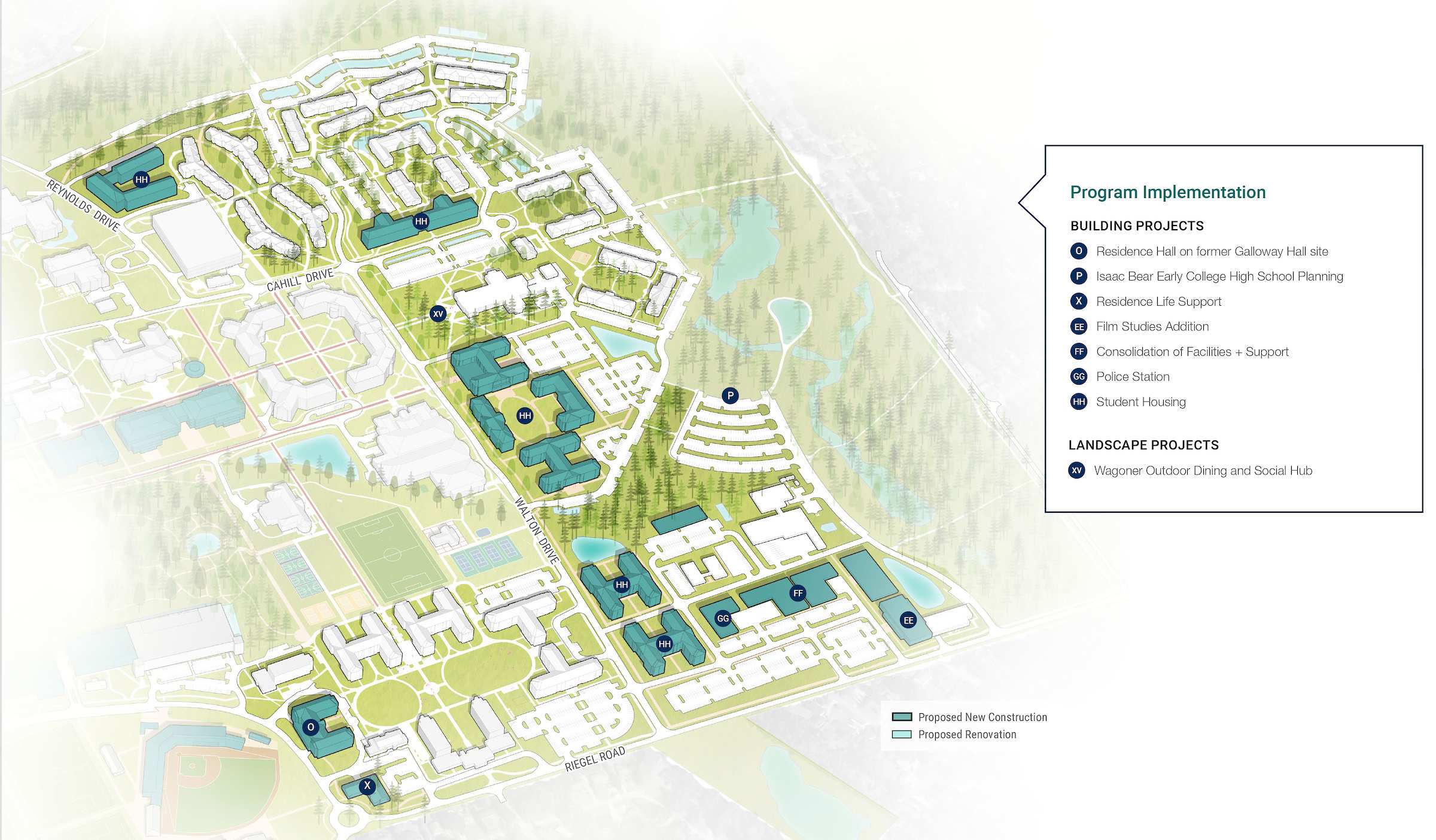 Residential Villages focus area map