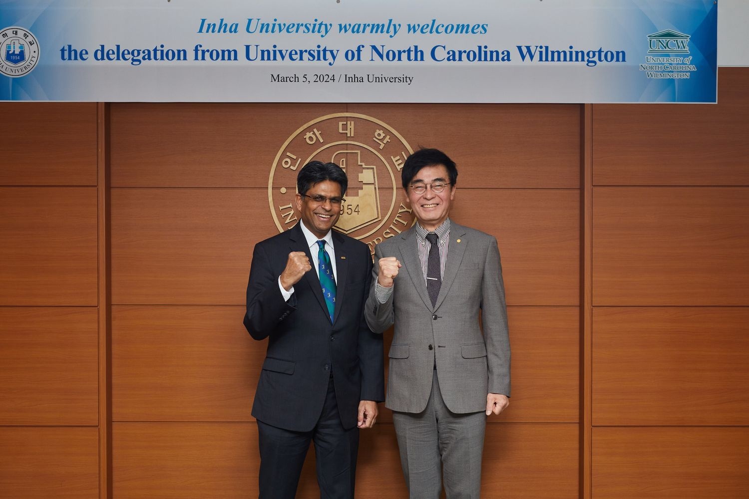 UNCW with Inha University