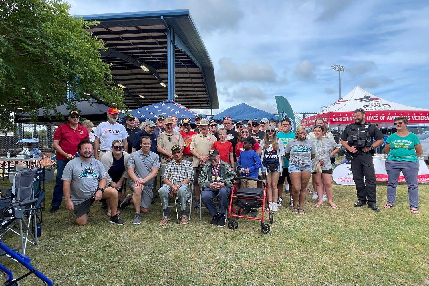 group photo of various people