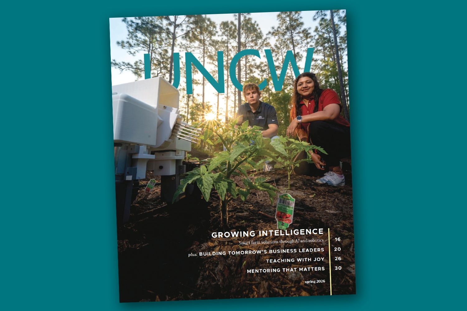 Cover of Spring 2026 issue of UNCW Magazine