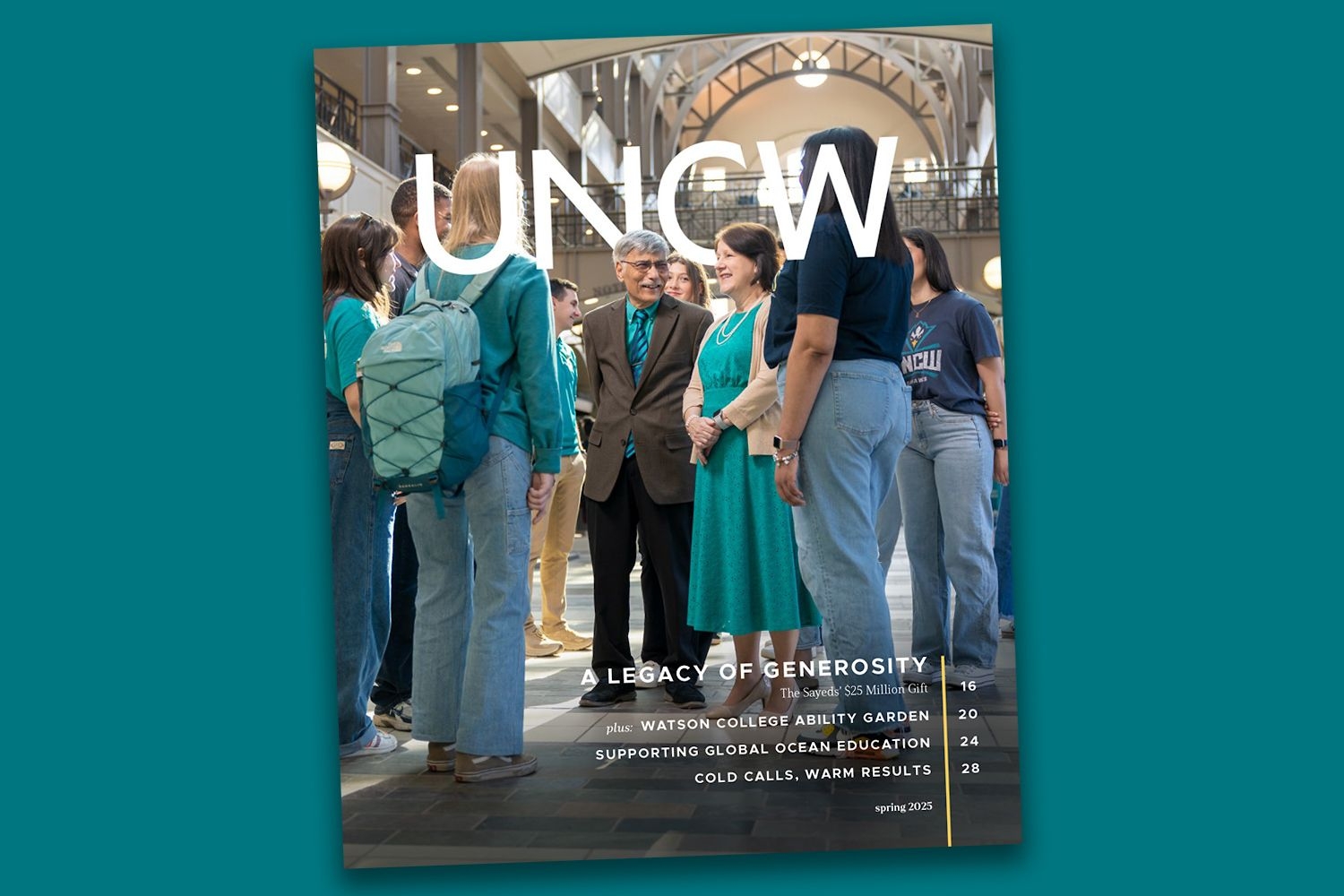 Cover of Spring 2025 issue of UNCW Magazine