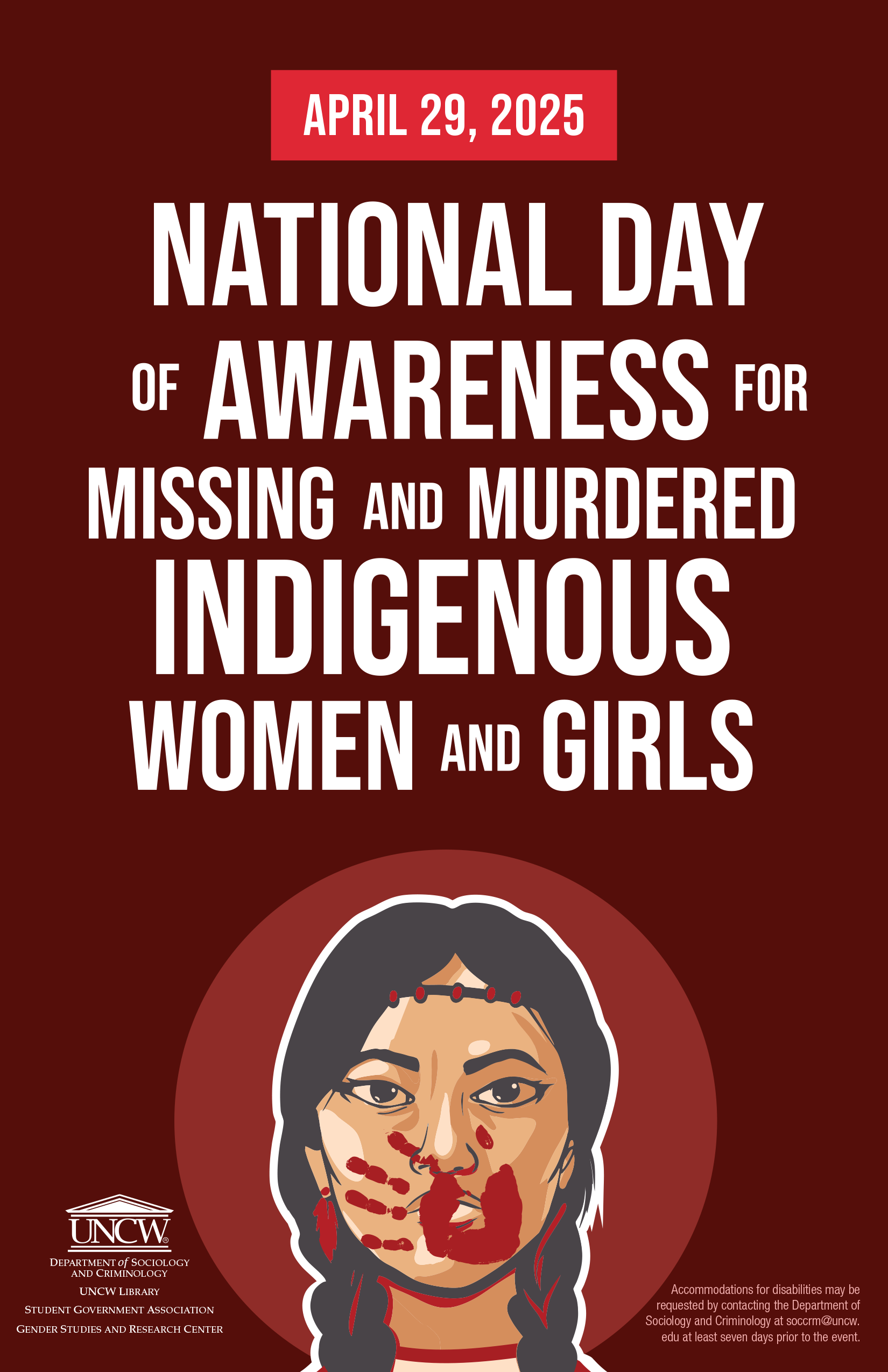 April 29, 2025: National Day of Awareness for Missing and Murdered Indigenous Women and Girls Poster