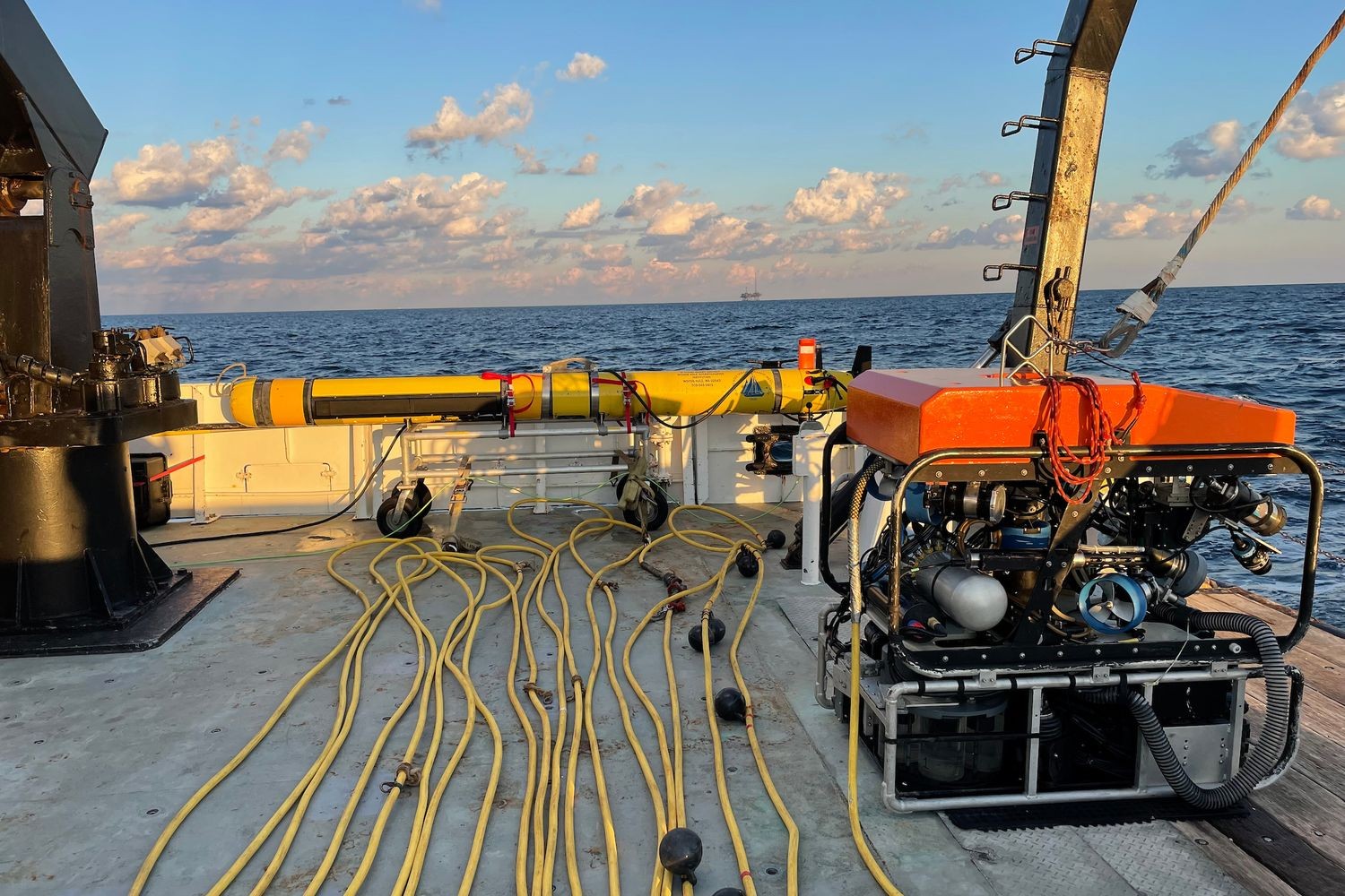 Mohawk ROV on Research Vessel