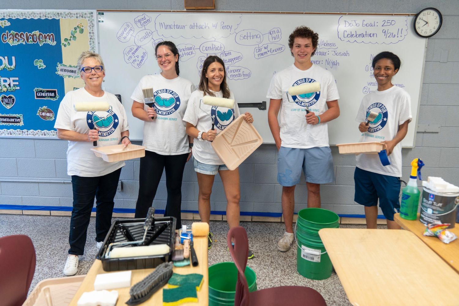 UNCW volunteers at Virgo