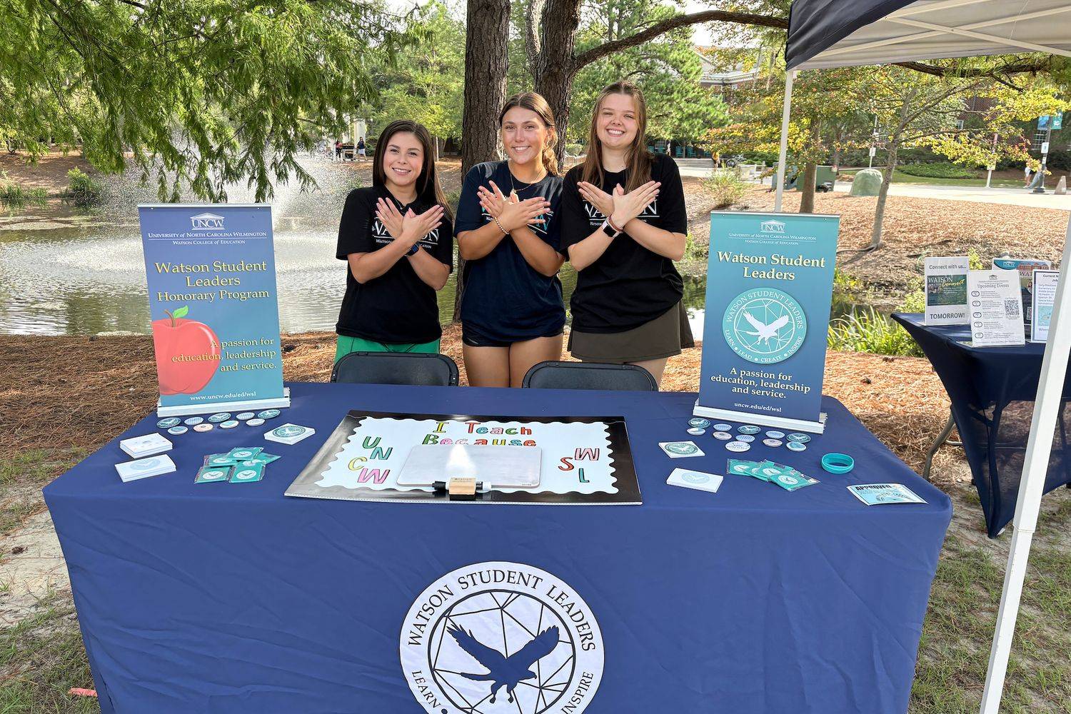 Watson Student Leaders at the UNCW Involvement Carnival