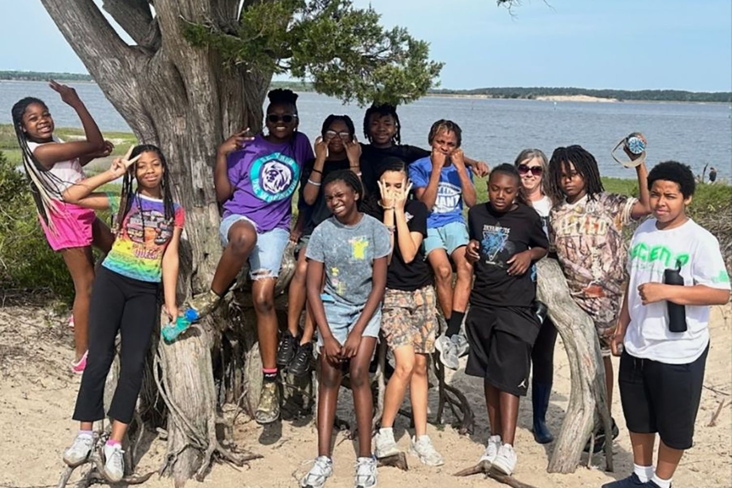 D.C. Virgo sixth graders explored Fort Fisher with MarineQuest in April.