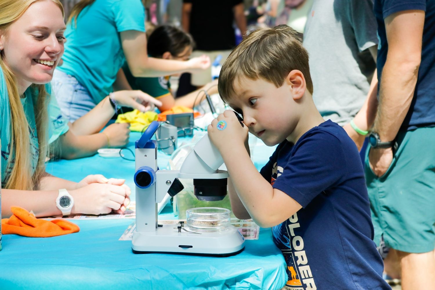 Attendees at the UNCW STEM Expo 2026