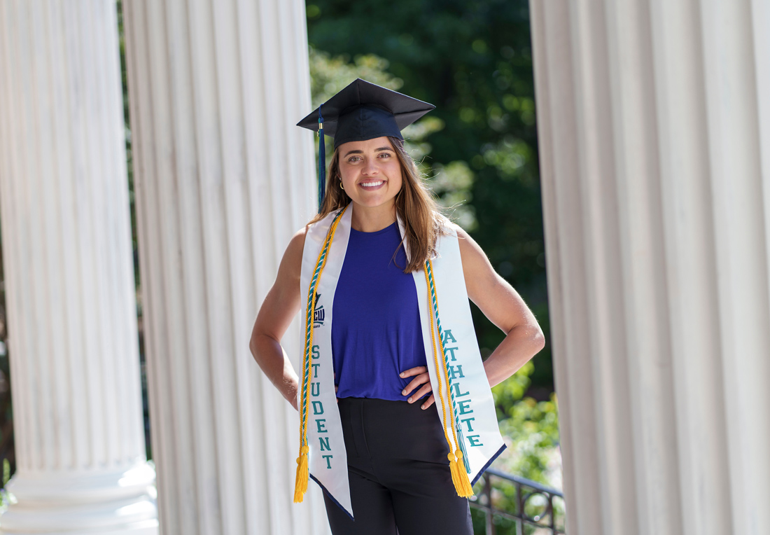 UNCW has provided Andrea Niebel' 23  with an abundance of opportunities to pursue her dreams, including working with the Wrightsville Beach Ocean Rescue. 