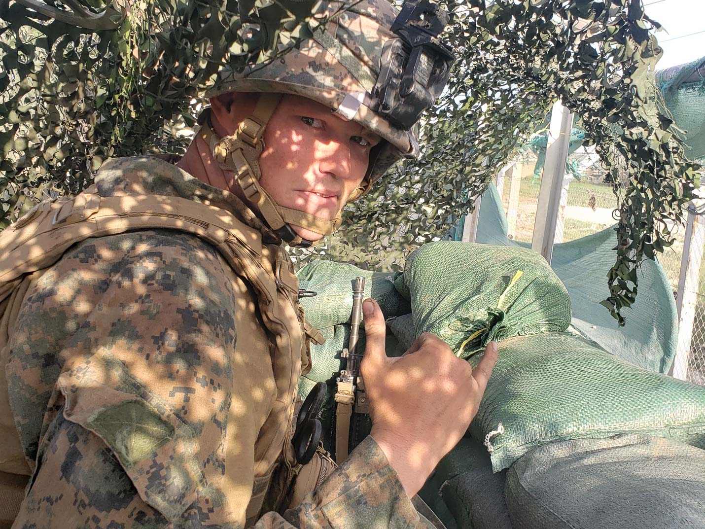 Bryan Holman, who is the new President of the Student Veterans Organization.  