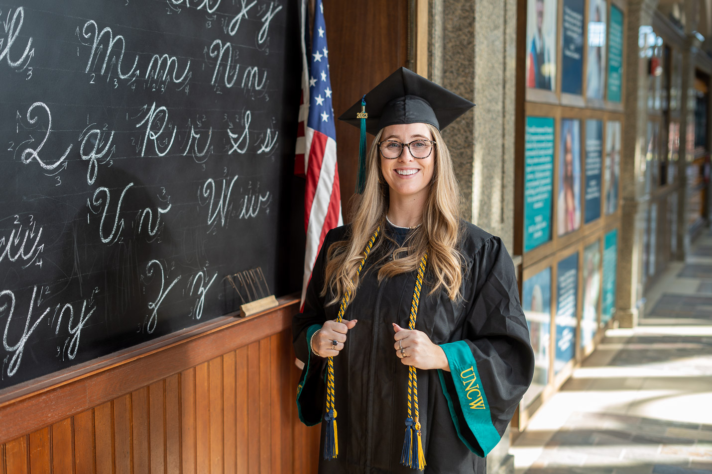 Wilmington native and elementary education major Lauren Brooks wanted to follow in the footsteps of her father and brother and graduate from UNCW, and she has. 