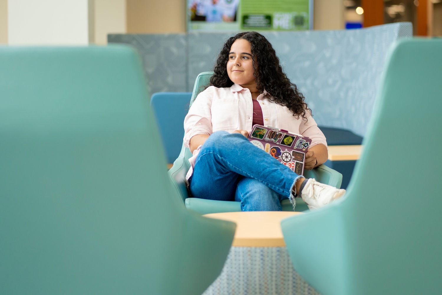 Lia Hudgins ’26 is the co-founder and president of UNCW’s First-Generation Student Organization.