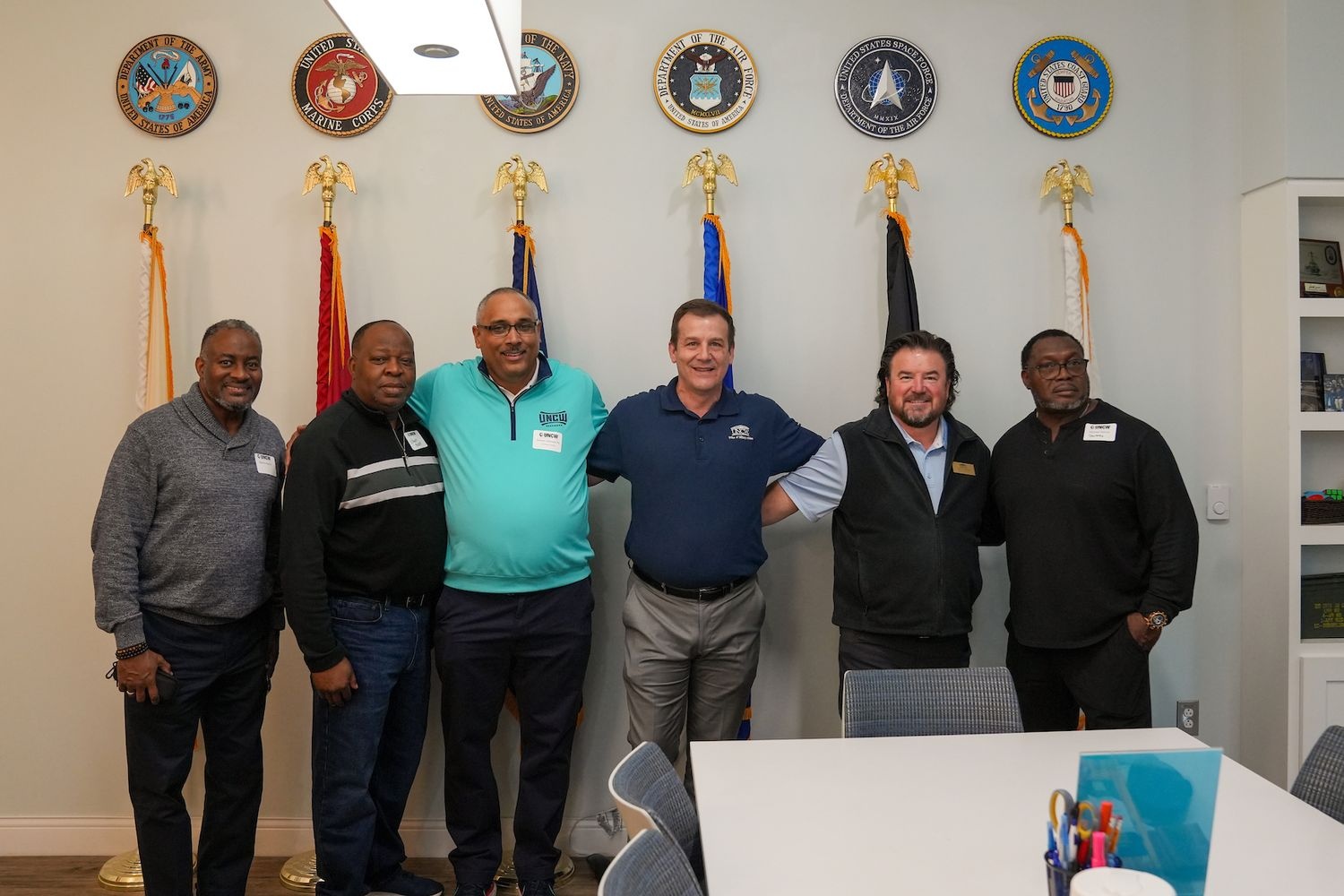 group photo Military affairs open house