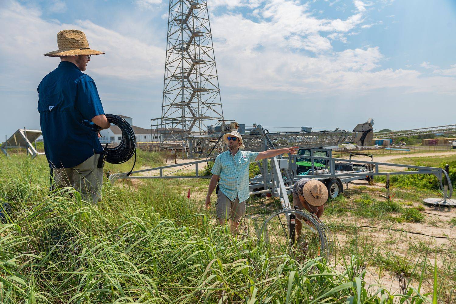 Faculty member uses technology to measure waves and impact of storms,