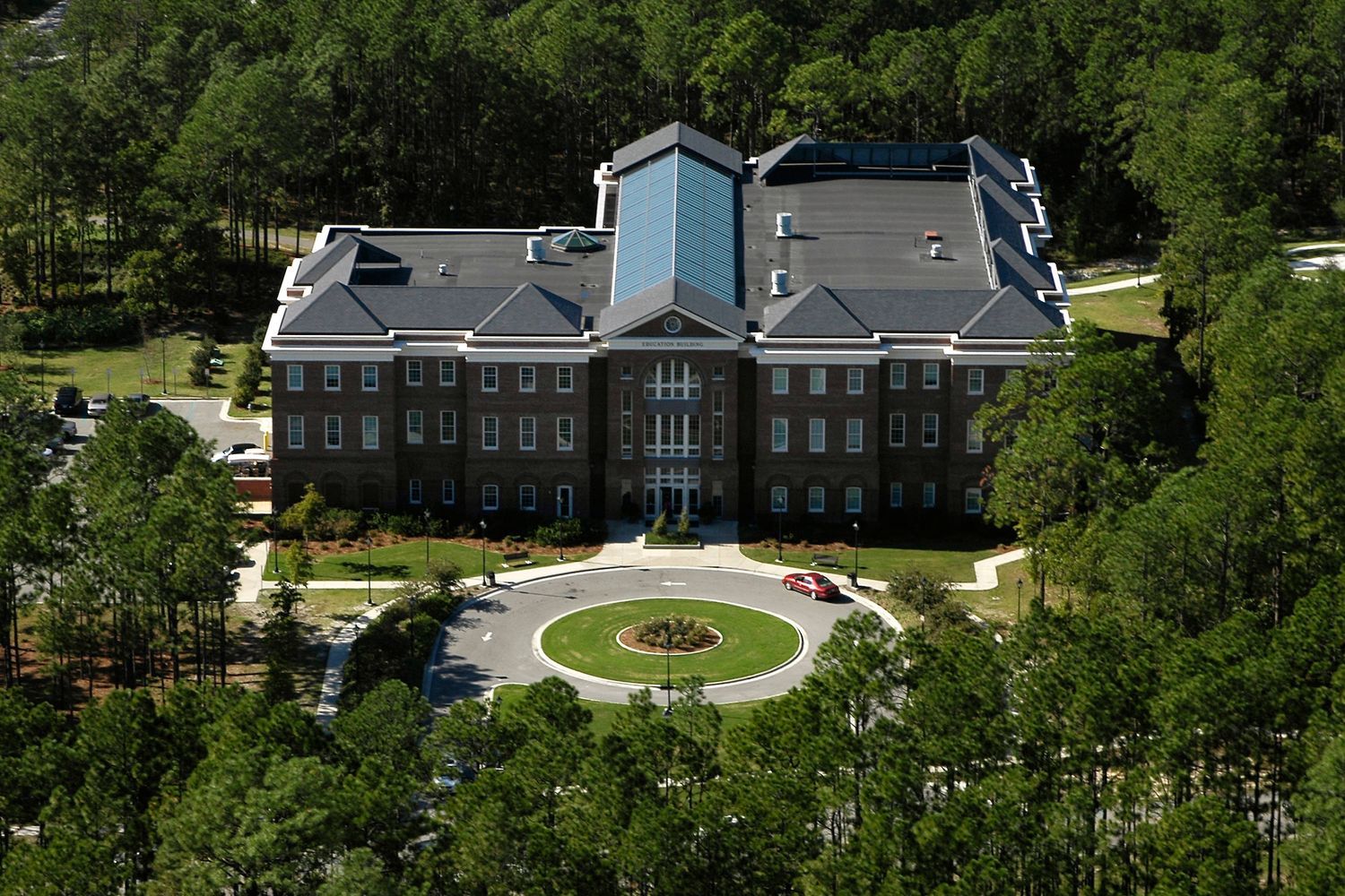 Watson college aerial view