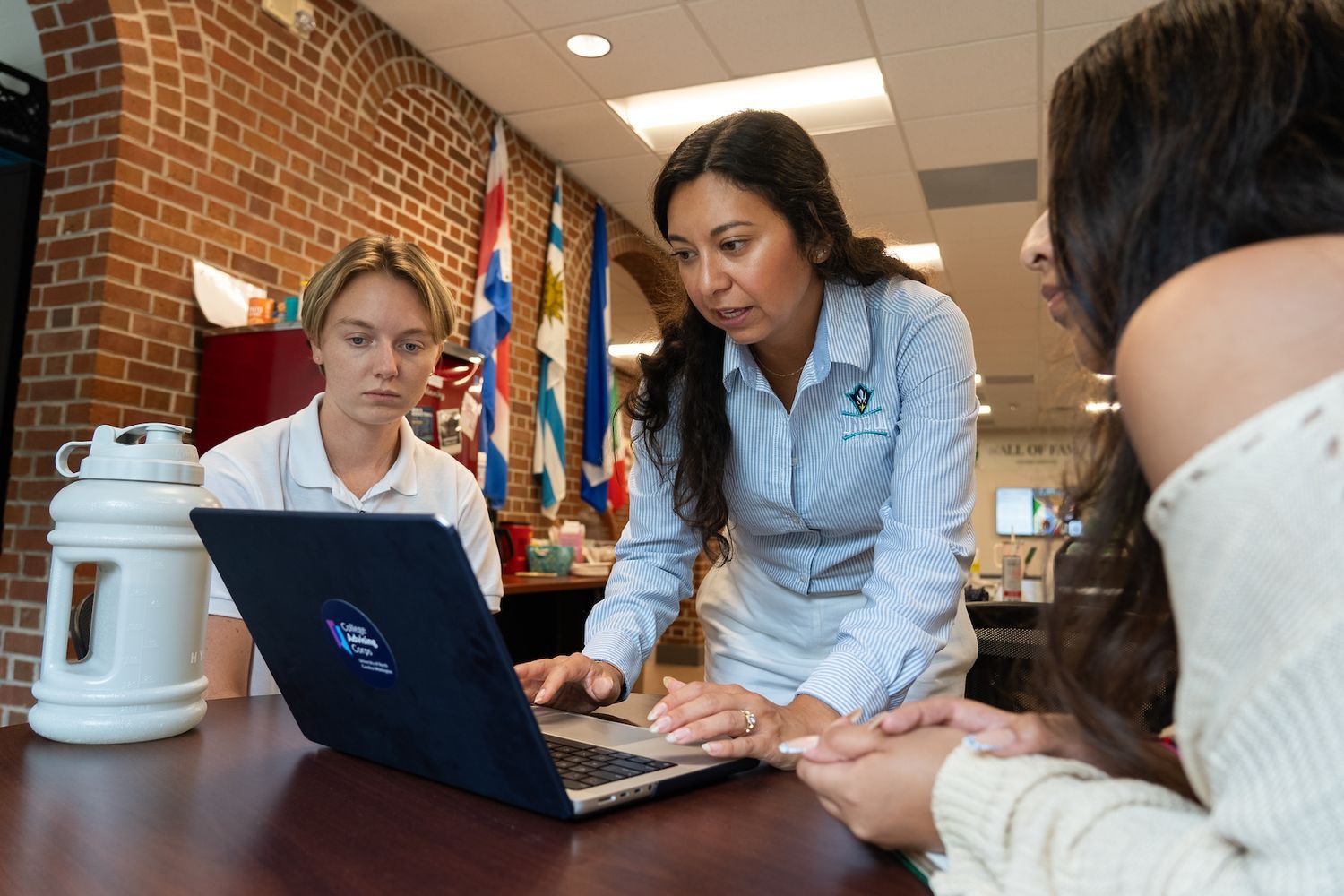 College Advising Corps meets with upcoming college students in Fisher University Union