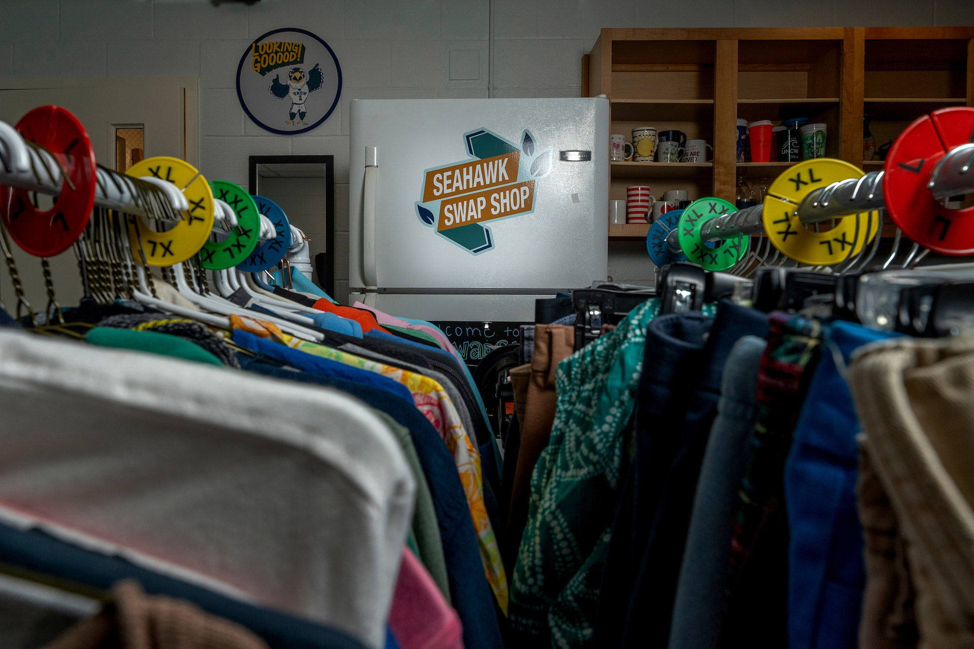 In partnership with SGA, the Seahawk Swap Shop is UNCW's first campus free store for students, faculty and staff.