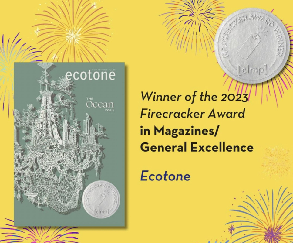 Ectone - Winner of the 2023 Firecracker Award in Magazines/General Excellence