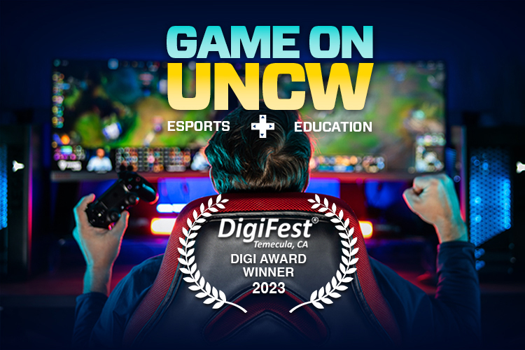 “Game On UNCW: Esports + Education,” directed and produced by UNCW senior video producer Bradley Pearce, won first place in the category of “Informative Video: Professional.” 
