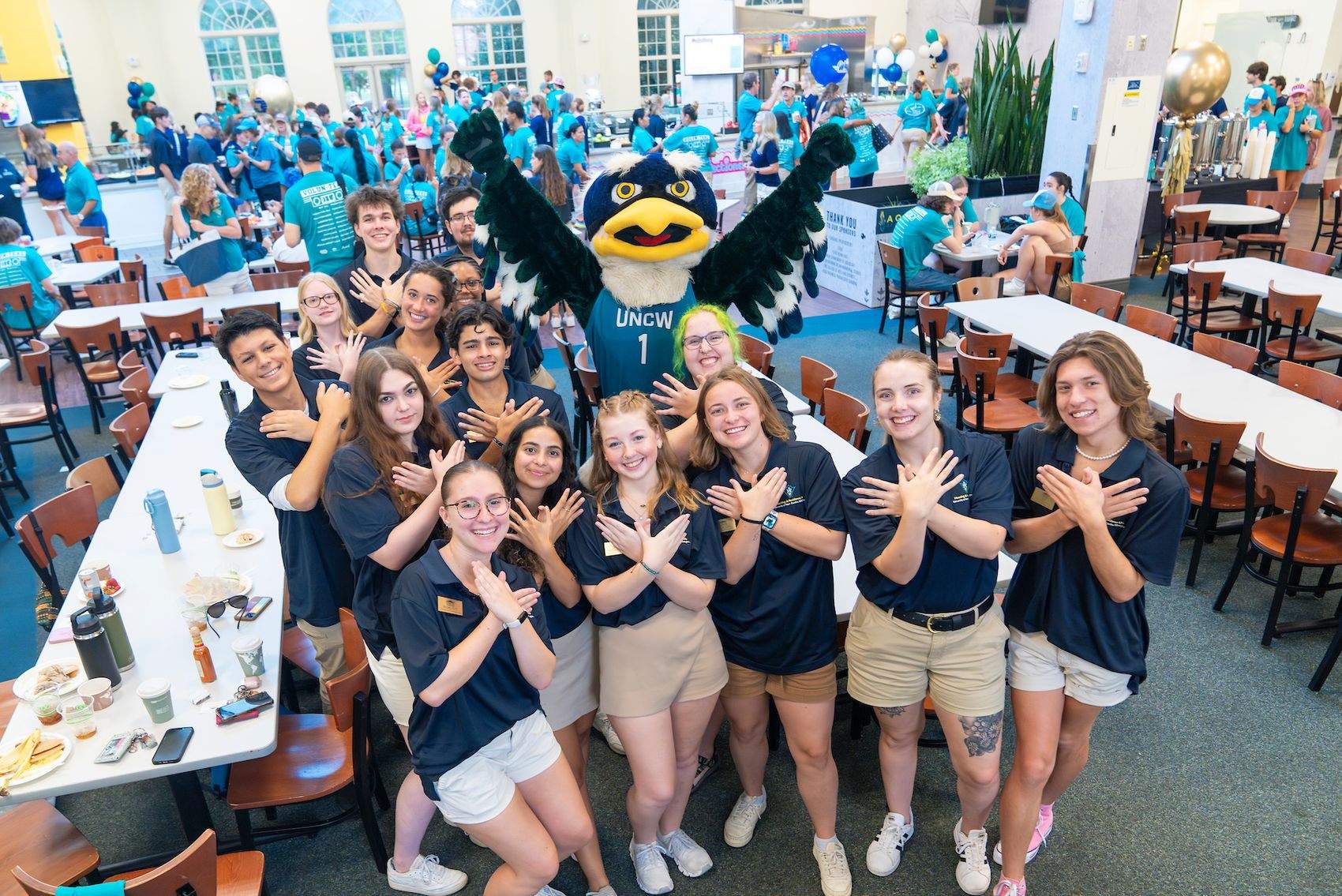 Approximately 5,500 new and returning students participated in UNCW’s Move-In Aug. 16-18.