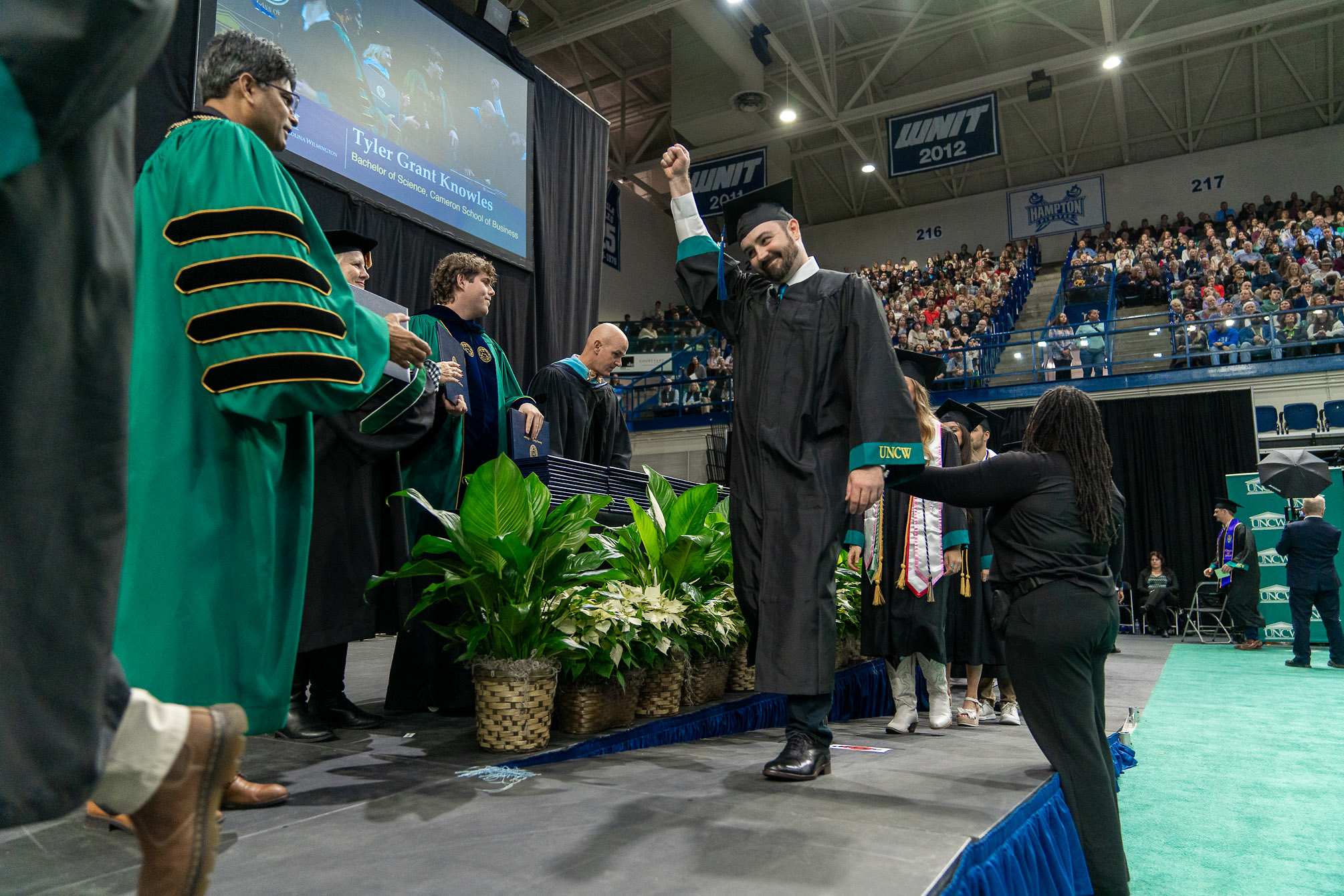 Approximately 2,500 graduates embarked on a new journey on Dec. 14. UNCW honored the Class of 2024 during three commencement ceremonies held in Trask Coliseum.