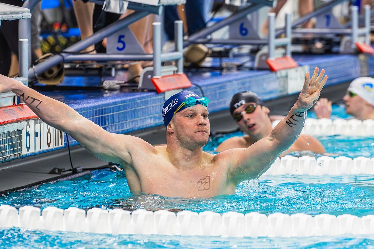 Dave Fitch has helped the men's swimming and diving program win four straight conference championships. He's also earned multiple All-CAA honors. 