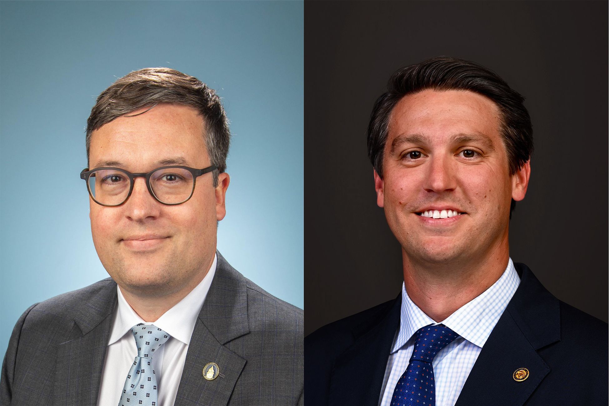New Hanover County Commissioner Dane Scalise and City of Wilmington Councilman Luke Waddell Sr.