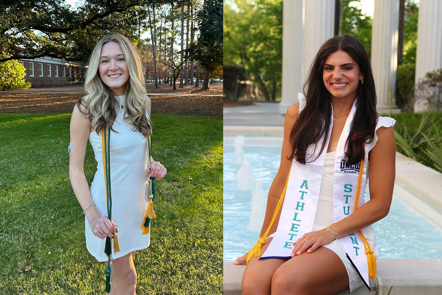 Lindsey Reichley (left) and Hannah Forbes (right)