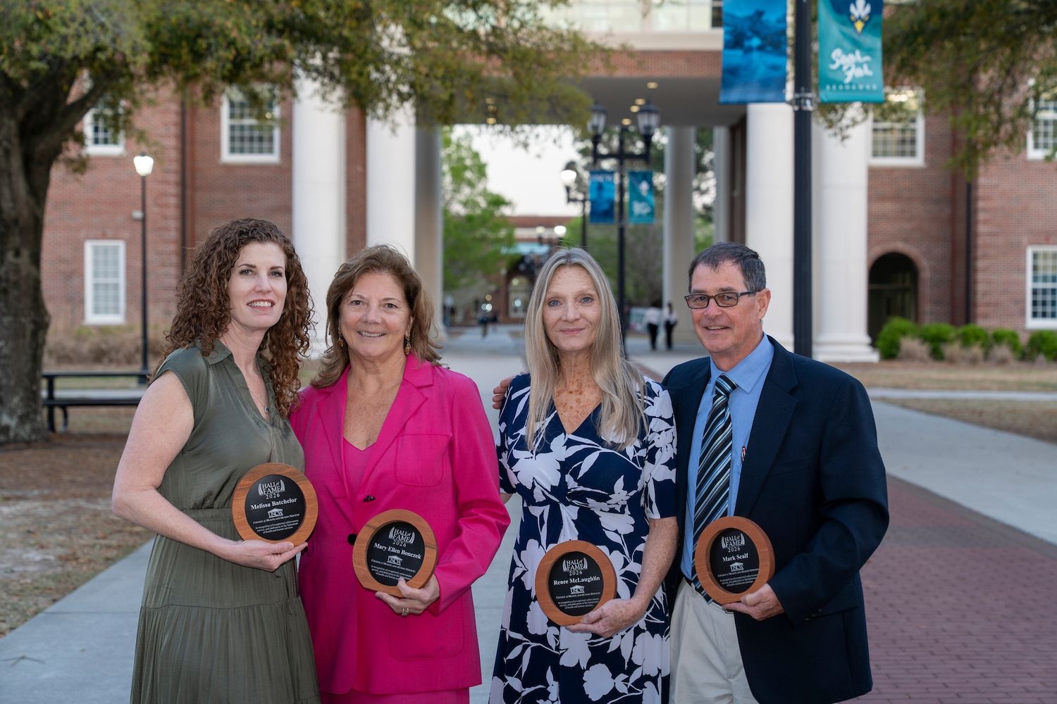L to R: Melissa Batchelor, Mary Ellen Bonczek, Renee McLaughlin, and Mark Scalf. Not pictured: Haley Kinne-Norris