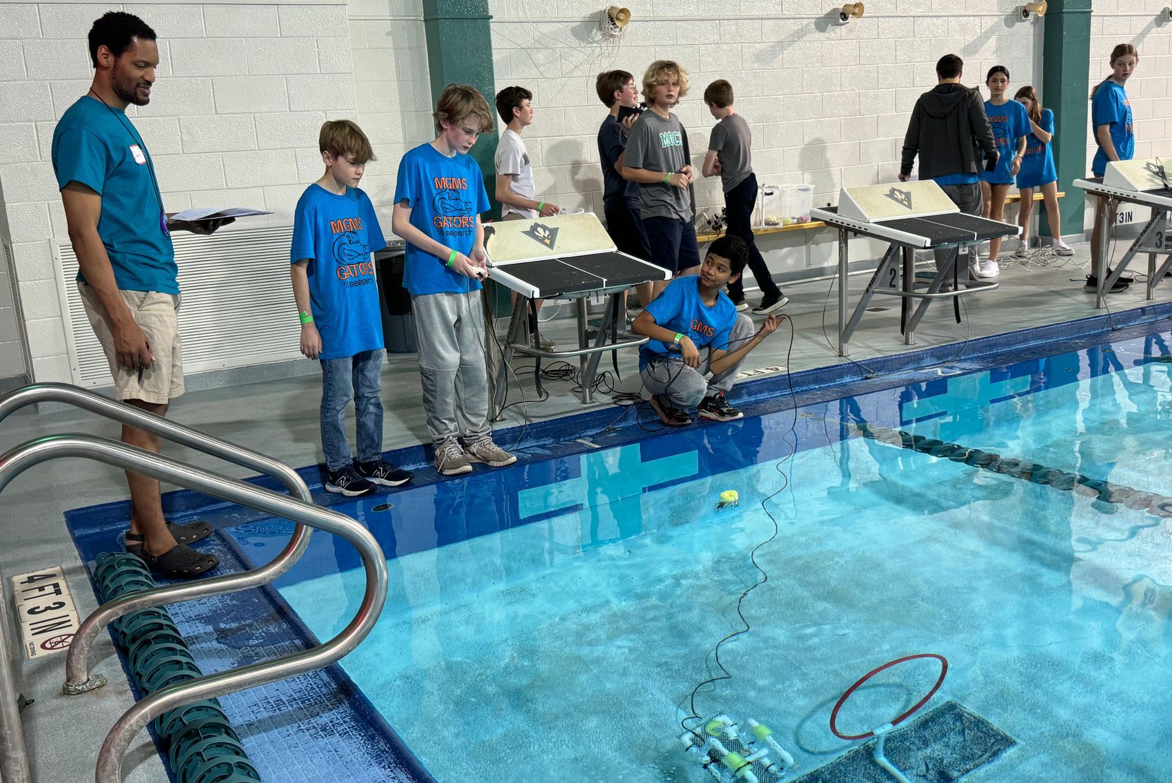 Middle and high school students from New Hanover, Onslow and Pender counties participated in the 2024 Regional SeaPerch Competition hosted by WCE’s CESTEM 