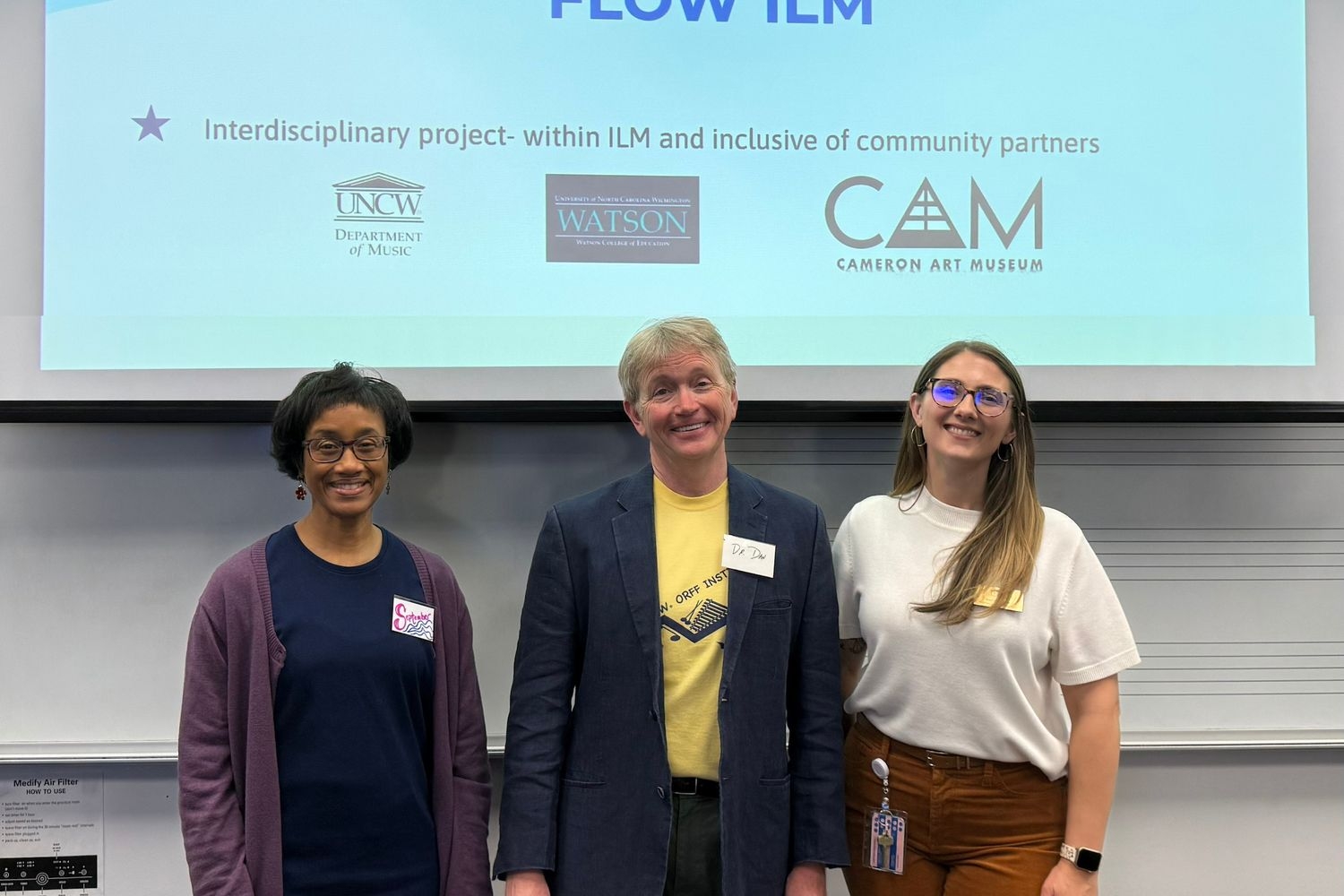 September Krueger, Dan Johnson and Andrea Perrone