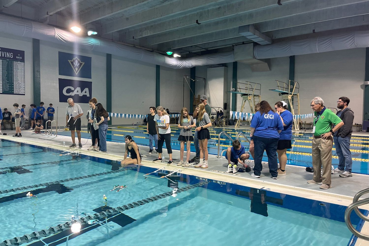 Middle and high school teams competed in UNCW’s Wilmington Regional SeaPerch Competition